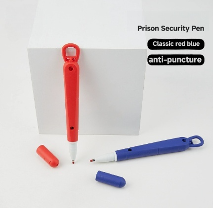 Bolígrafo de silicona seguro para prisiones | Bolígrafo de gel anti-ingestión y anti-perforación para instalaciones seguras
