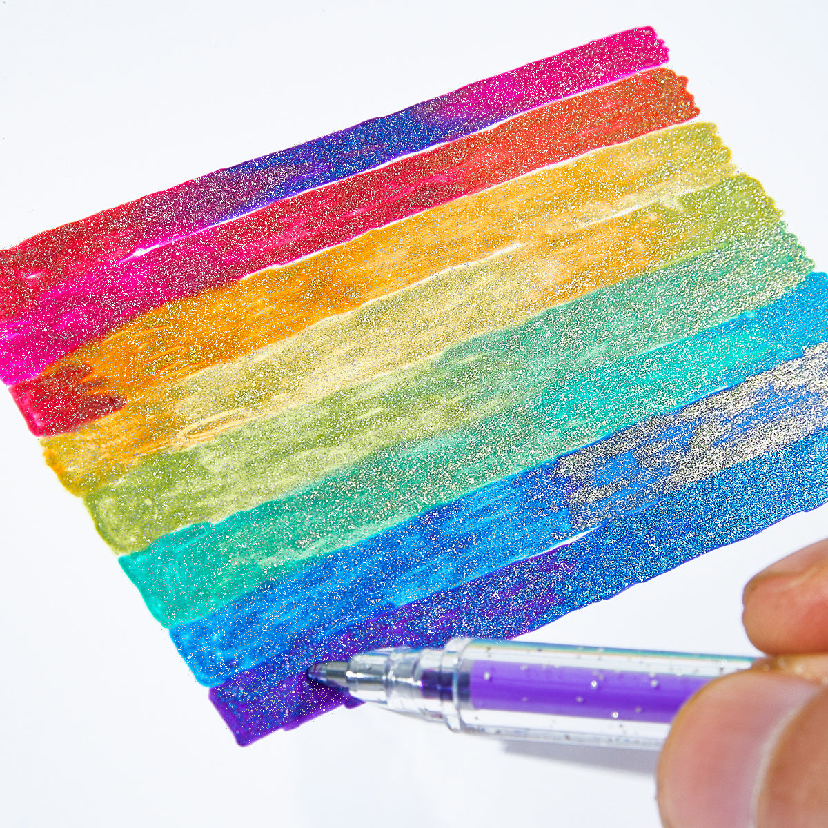 SHANDS-S678-8-Color Glitter Gel Pen