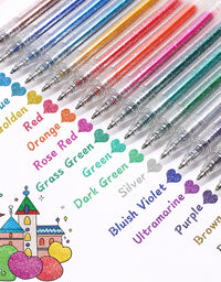 SHANDS-S678-8-Color Glitter Gel Pen
