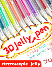 SHANDS-S266-12-Color 3D Jelly Pens
