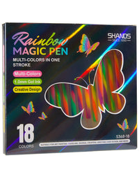 SHANDS-S368-18-Color Rainbow Magic Pen 18
