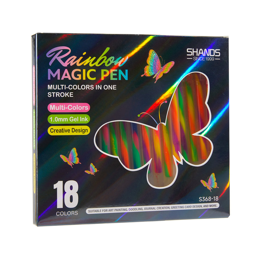 SHANDS-S368-18-Color Rainbow Magic Pen 18