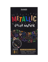SHANDS-S327-8-Color Metallic Color Marker Sets

