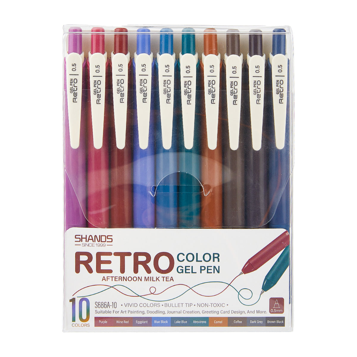 SHANDS-S686-10-Color-Gel Pen