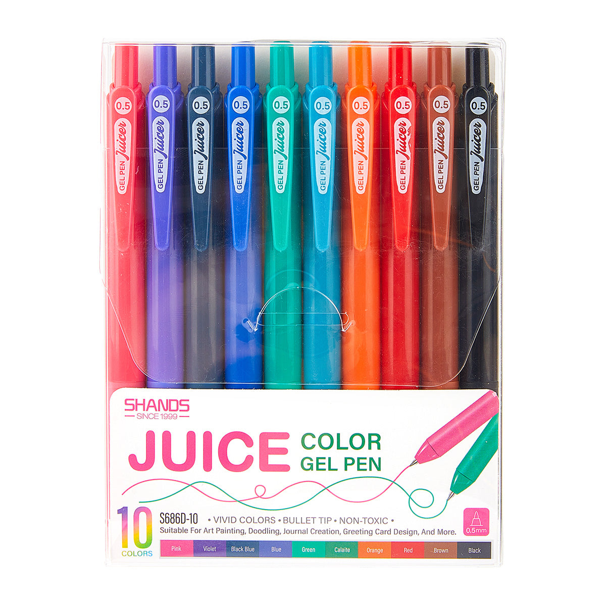 SHANDS-S686-10-Color-Gel Pen