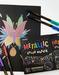 SHANDS-S327-8-Color Metallic Color Marker Sets
