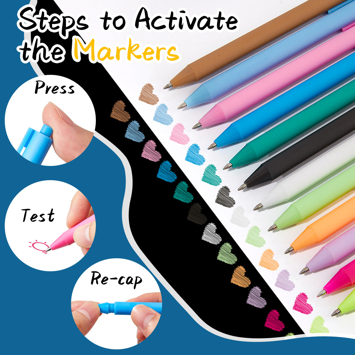 SHANDS-S367-12-Color-Acrylic Gel Pen
