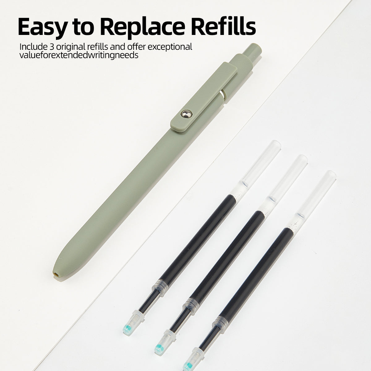 Startraveler-ZS12-5M-Aurora Gel Ink Pen-20 Bonus Refills