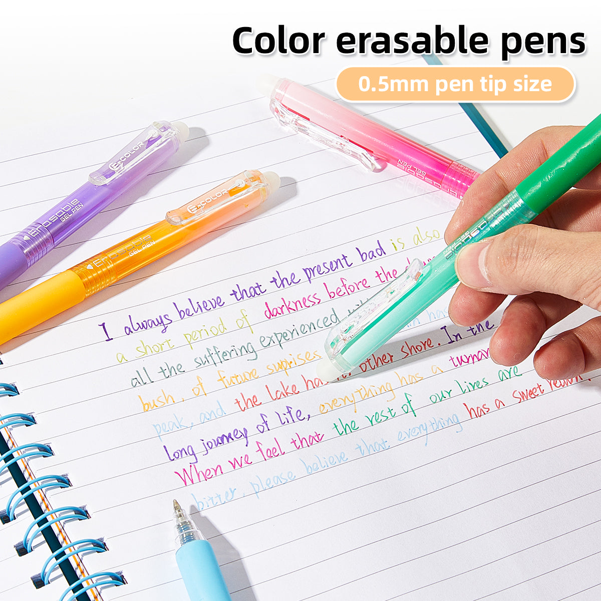 SHANDS-S902-12-24-36 Retractable Erasable Gel Pens