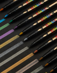 SHANDS-S327-8-Color Metallic Color Marker Sets
