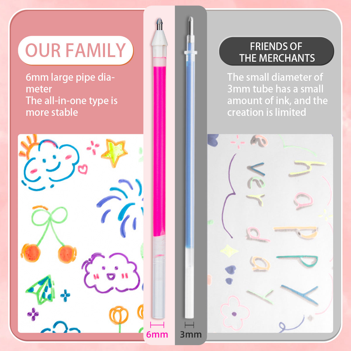 SHANDS-S266-12-Color 3D Jelly Pens
