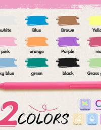 SHANDS-S367-12-Color-Acrylic Gel Pen
