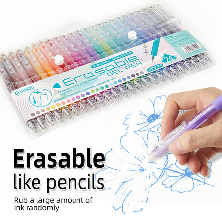 SHANDS-S902-12-24-36 Retractable Erasable Gel Pens
