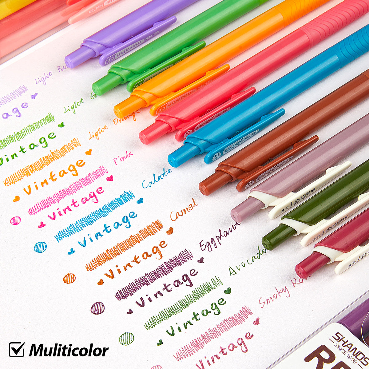 SHANDS-S686-10-Color-Gel Pen
