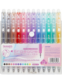 SHANDS-S902-12-24-36 Retractable Erasable Gel Pens
